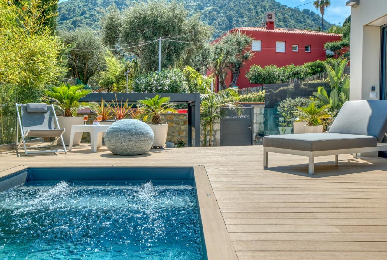 Deluxe Villa Graziella 200 M From The Beach Éze Luaran gambar